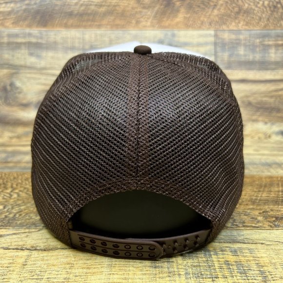 The Mamas And The Papas Mens Trucker Hat Brown Snapback 60s Folk Rock Ball Cap - Picture 5 of 8